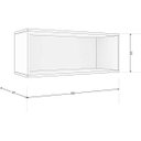 Ver imagem 2 de Armário Aéreo Zanzini Color Plus Sob Geladeira 80 cm Branco