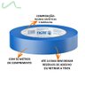 Kit 6 Fita Crepe 24mm x 50m Azul Profissional Anti-UV Pintura Parede - Tigre - 3