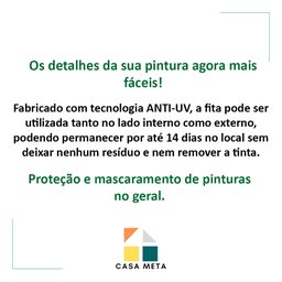 Kit 6 Fita Crepe 24mm x 50m Azul Profissional Anti-UV Pintura Parede - Tigre - 5