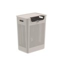 Ver imagem 1 de Cesto de Roupas com Duplo Compartimento ou 50L Linha Flow - Bege