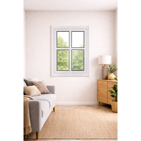 Vitro Capela Quadriculado Branco 100x60 Linha 25