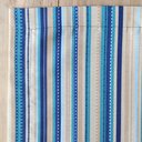 Ver imagem 5 de Kit Jogo Americano 8 Lugares Mesa Posta Azul Listras 52x36cm
