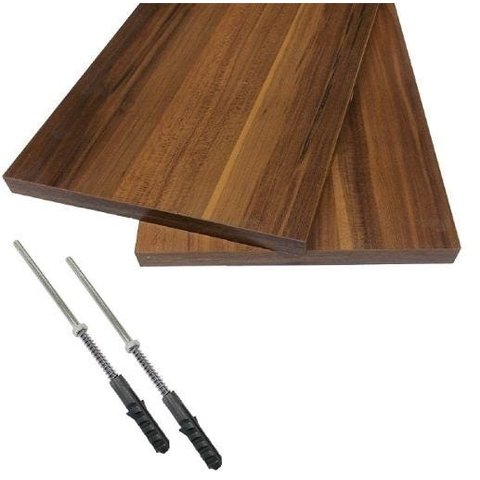 Prateleira Dicarlo MDP Suporte Invisível 60x20 Nog Madeira