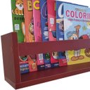 Ver imagem 3 de Prateleira 60cm Vermelho para Livro Revista Infantil Decorativo Mdf