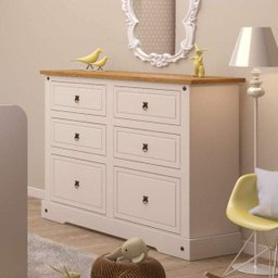 Cômoda 6 Gavetas Smile Móveis Serpil - 1 Cômoda 6 Gavetas Smile Móveis Serpil - 1