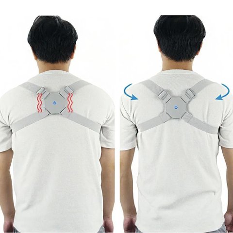 Corretor de Postura Inteligente Vibratório Sensor Ajustável