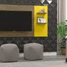 Painel para TV Itália Demolição com Amarelo - Patrimar Móveis - 2