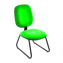 Ver imagem 1 de Cadeira Diretor Trapézio para Escritório Linha Uno Verde