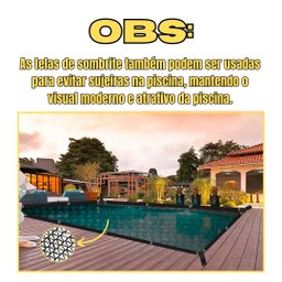 Sombrite 50% Hortas 2x2 Acabamento + Kit Instalação - 3