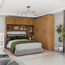 Ver imagem 2 de Guarda-roupa Casal Modulado 4 Portas Hercules 4 Portas 4 Gavetas Carioca Moveis