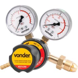 Regulador de pressão acetileno rac1,5 - Vonder - 1