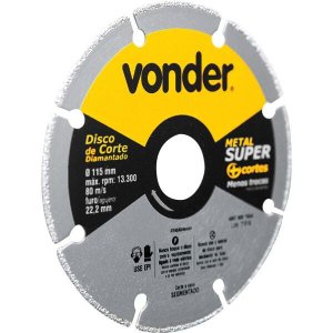 Disco De Corte Diamantado Segmentado Para Metais Metal Super