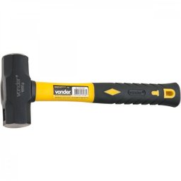 Marreta oitavada 1 kg com cabo de fibra Vonder - 1 Marreta oitavada 1 kg com cabo de fibra Vonder - 1