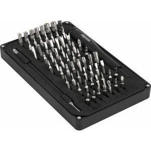 Jogo Bits/Ponteira Crv com 66 peças Precisao - Vonder