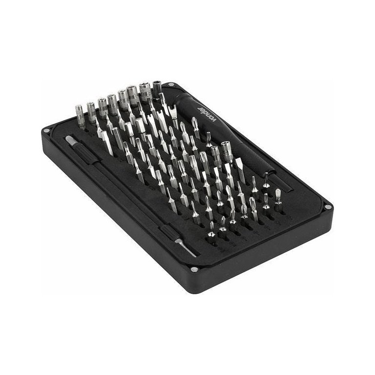 Jogo Bits/Ponteira Crv com 66 peças Precisao - Vonder Jogo Bits/Ponteira Crv com 66 peças Precisao - Vonder