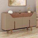 Ver imagem 2 de Aparador Buffet Danubio 4 Portas 2 Gavetas MDP-MDF 180cm Fendi Bechara Móveis