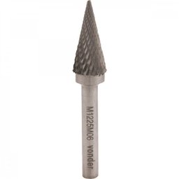 Lima rotativa cônica 10 mm x 20 mm com haste 6 mm Vonder - 1