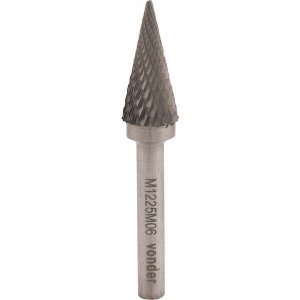 Lima rotativa cônica 10 mm x 20 mm com haste 6 mm Vonder