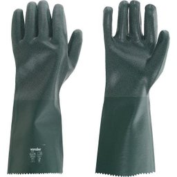 Luva Pvc Palma Áspera Com Forro 36cm Pav0036 Com 05 Pares - - 1