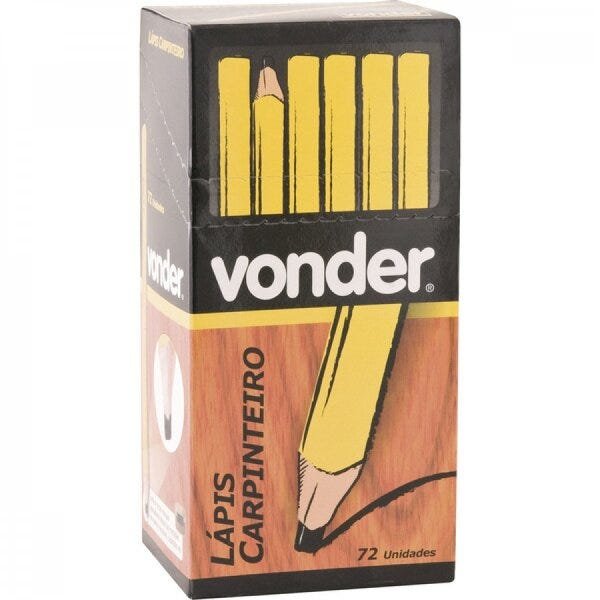 Lápis para carpinteiro Vonder - 2