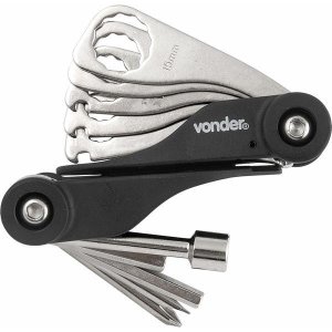 Jogo De Ferramentas Para Bicicleta Kit Bike C/ 17 Peças Vonder