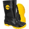 Bota Infantil Preta e Amarela Pvc com Forro Tam. 30/31 Vonder - 1
