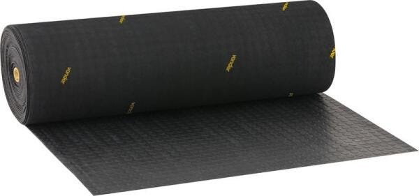 Piso de borracha 3,5mm de espessura moeda preto - Vonder - 2