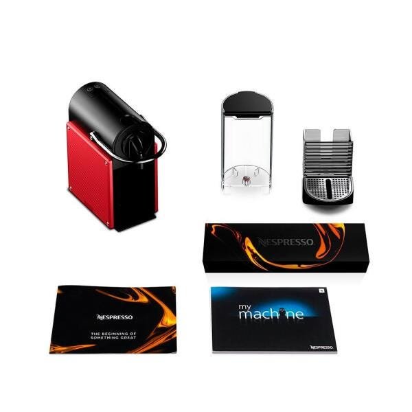 Cafeteira Nespresso Pixie D61 Carmine, Café Espresso e Lungo, 0.7L, Vermelha - 220V - 8