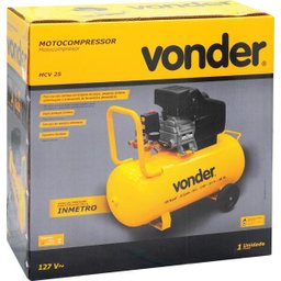 Motocompressor de Ar Mcv 25 25 Litros 127v - Vonder - 3