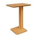 Ver imagem 2 de Mesa de Canto Auxiliar Retangular 60 cm 100% MDF Dalla Costa Cor:Carvalho Rosé