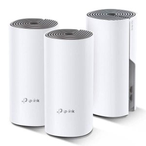 Roteador Wi-Fi TP-Link Deco M4, 1200MBPS, 5GHz, IPv6, 3 unidades - Branco