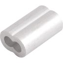 Ver imagem 1 de Prensa Cabos em Alumínio para Cabos de Aço 3/32" com 100 Pç