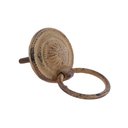 Ver imagem 3 de Puxador Decorativo Metal Formato Argola Bege