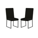 Ver imagem 1 de Kit 2 Cadeiras para Mesa de Jantar Base Industrial Preto Balaqui Preto