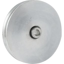 Roldana para Portão 4" Tipo U Aço Zincado R.Bucha - Vonder - 3