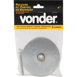 Roldana para Portão 4" Tipo U Aço Zincado R.Bucha - Vonder - 2