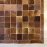 Tapete de Couro Tons Marrom 100x150 Placas 10cm Quadriculado - 2