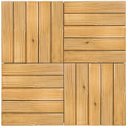 Ver imagem 3 de Deck de Madeira Modular Base Madeira Isabela Revestimentos 50cm x 50cm (Placa)