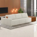 Ver imagem 2 de Sofá Ilha Modular Living com Puff 312cm Georgia K04 Bouclê Bege/caramelo - Mpozenato