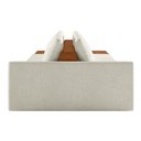 Ver imagem 5 de Sofá Ilha Modular Living com Puff 312cm Georgia K04 Bouclê Bege/caramelo - Mpozenato