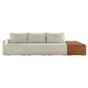 Ver imagem 6 de Sofá Ilha Modular Living com Puff 312cm Georgia K04 Bouclê Bege/caramelo - Mpozenato