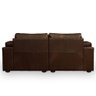 Sofá Bipartido Sala de Estar Piece Design Moderno Retrátil 215cm Couro Marrom G58 - Gran Belo - 4