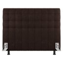 Ver imagem 3 de Cabeceira Cama Box Casal Queen Size Dahlia 160cm Com Frame Sintético Marrom - Desk Design