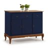 Balcão Buffet com Pés Luis Xv 3 Portas e 2 Gavetas 60631 Linz Móveis - 1