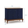 Balcão Buffet com Pés Luis Xv 3 Portas e 2 Gavetas 60631 Linz Móveis - 4