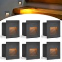 Ver imagem 1 de 6 Balizador para Escada Externo de Embutir Preto Lup51