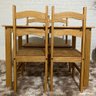 Conjunto Mesa com 4 Cadeiras Madeira Maciça - 2