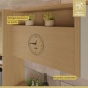 Ver mais imagens de Cozinha Completa 5 Peças 11 Portas 2 Gavetas Nesher Condessa 270cm Mdf Carvalho/greige