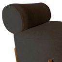 Ver imagem 5 de Kit 2 Poltronas Decorativa Mônaco Bouclé Marrom