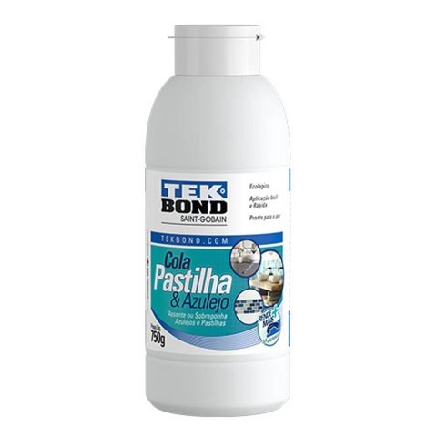Cola Pastilha e Azulejo de 750 Gramas - 22401002501 - Tekbond Cola Pastilha e Azulejo de 750g - 2240